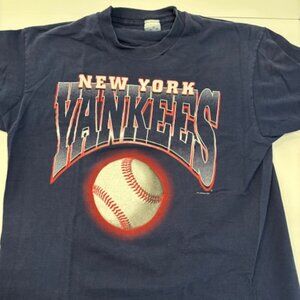 Salem Sport Vintage Single Stitch NY Yankees 90's Short Sleeve Tee Large